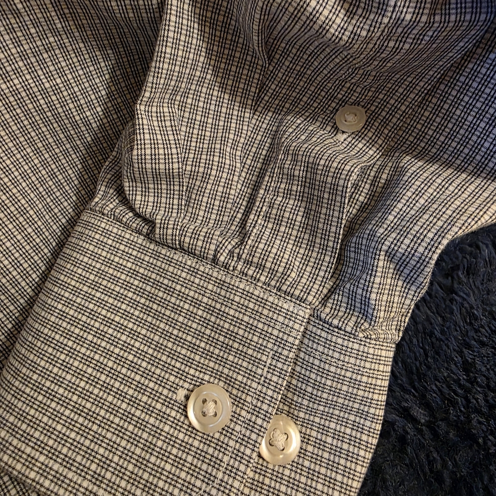 Cluett Peabody Co. Classic Multi-Color Checkered Button-Down Long Sleeve Shirt - Picture 6 of 7